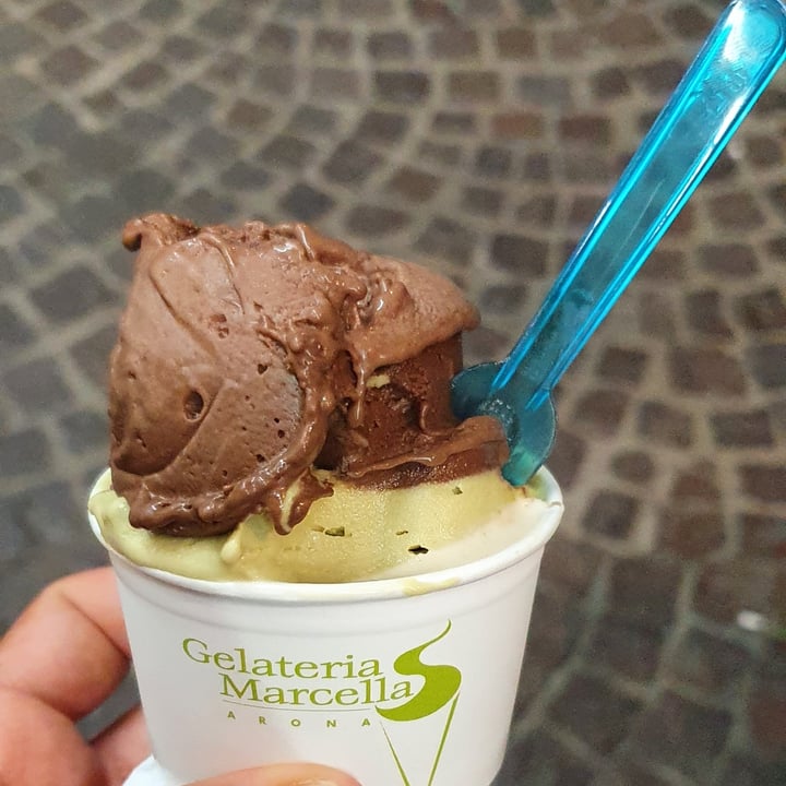 photo of Gelateria Marcella coppetta cioccolato dell'ecuador, pistacchio, nocciola shared by @giulia86 on  23 Aug 2022 - review