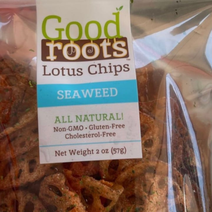 photo of Good Roots Lotus chips Seaweed shared by @abillionloves on  19 Sep 2021 - review