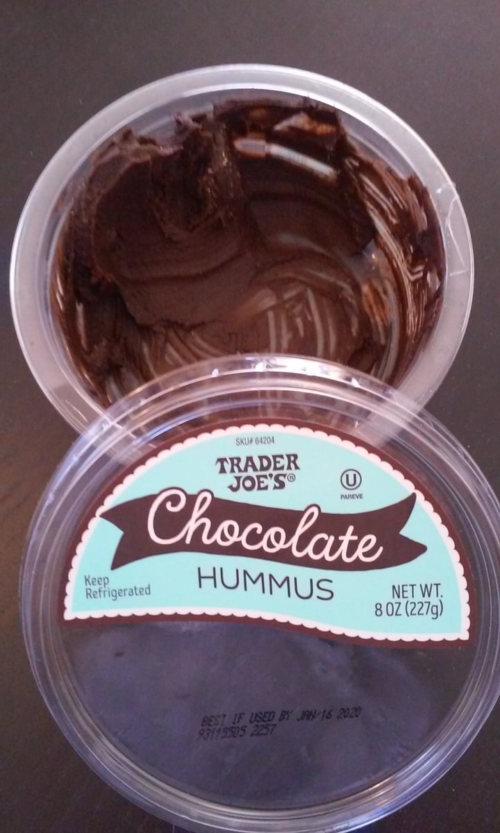 Trader Joe's Chocolate Hummus Review abillion