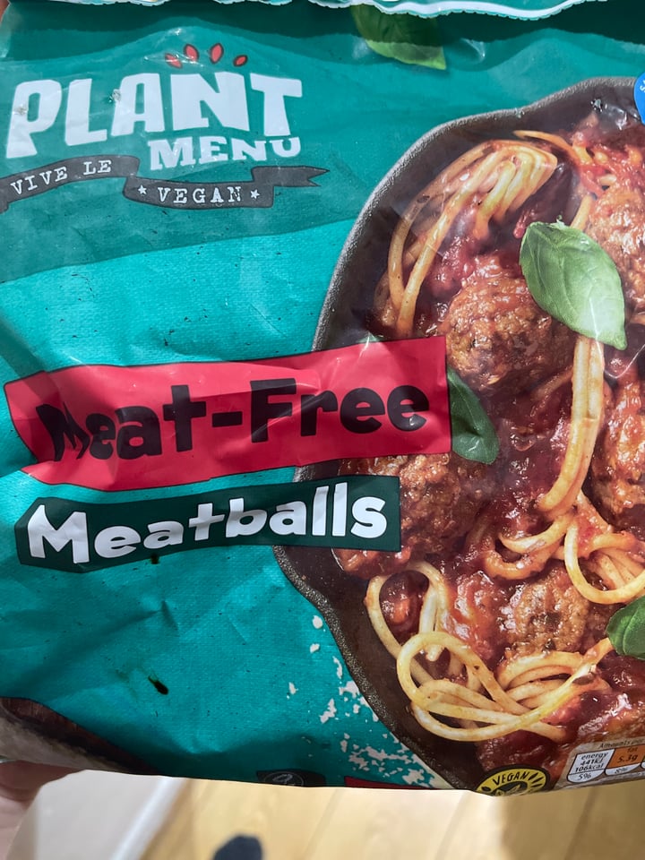 photo of Plant Menu No Meat Meatballs shared by @oskarreviews on  30 May 2022 - review