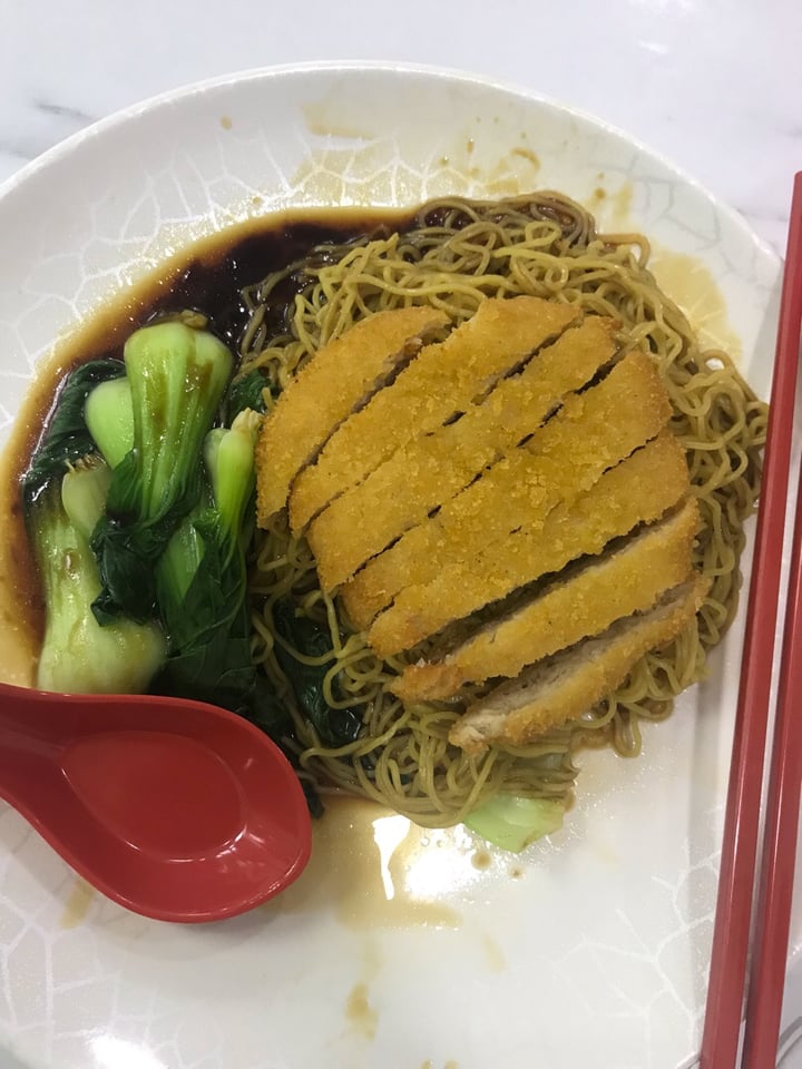 photo of Green Bliss Habitat Chicken Cutlet Dry Noodles shared by @veggieoty on  29 Sep 2019 - review