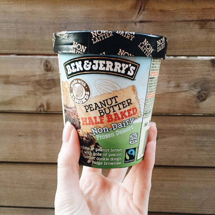 photo of Ben & Jerry's Peanut Butter Half Baked Non-Dairy Frozen Dessert shared by @desireebeaubien on  30 Mar 2021 - review