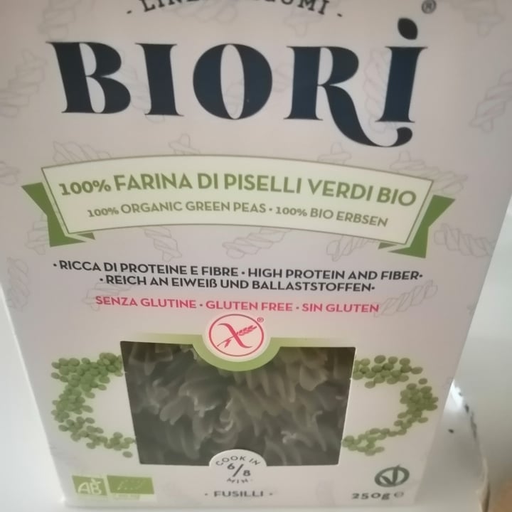 photo of Biori Biorì Fusilli Di Farina Di Piselli Verdi Bio shared by @ari2389 on  30 Jun 2022 - review