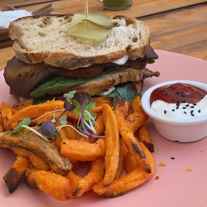 photo of The Conscious Kitchen Club Sandwich shared by @capetownvegan on  13 Jan 2022 - review