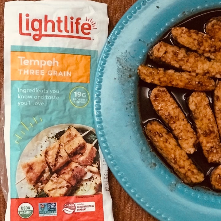 photo of Lightlife Organic three grain tempeh shared by @peacefulhealer on  28 Sep 2021 - review
