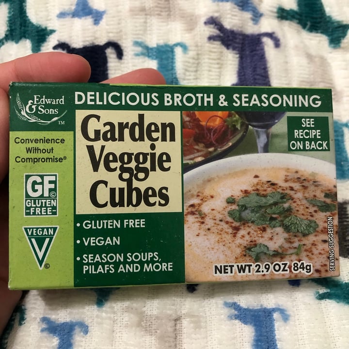 photo of Edward & Sons Garden Veggie Bouillon Cubes shared by @ketchupfights on  17 Dec 2020 - review