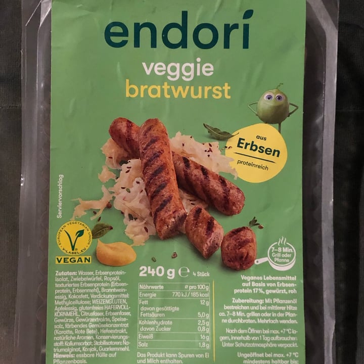 photo of Endori Veggie Bratwurst shared by @lilith1 on  14 Feb 2022 - review