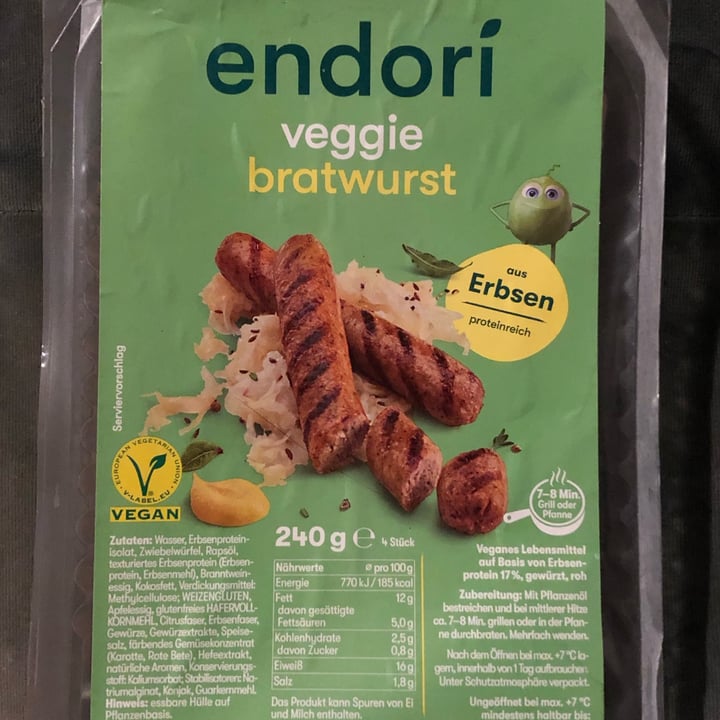 review photo of Endori Veggie Bratwurst shared by @lilith1 on 14 Feb 2022 - review