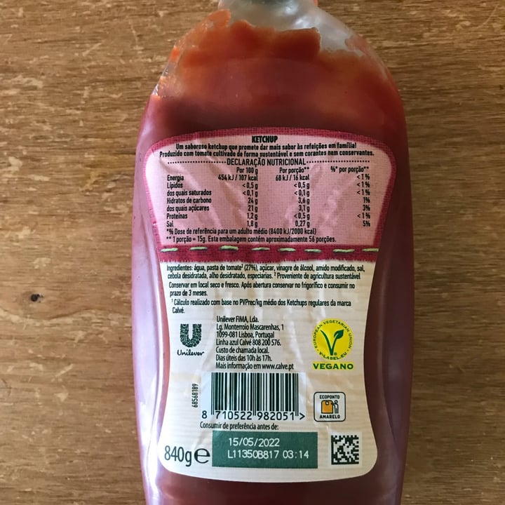 photo of Calvé Ketchup shared by @tatac on  03 May 2022 - review