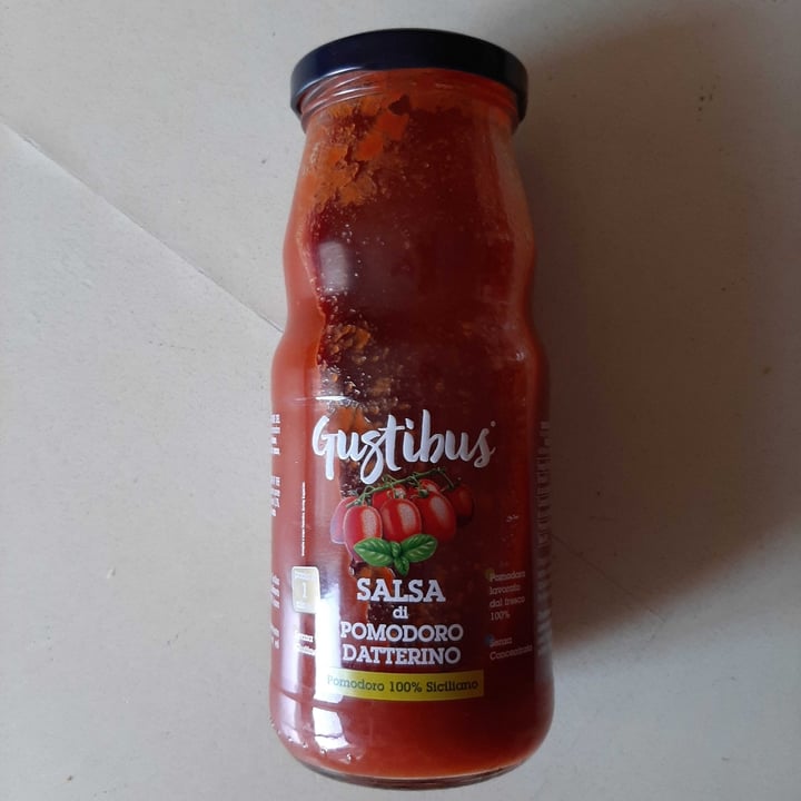 photo of Gustibus Salsa di pomodoro datterino shared by @matymarchio on  12 Aug 2020 - review