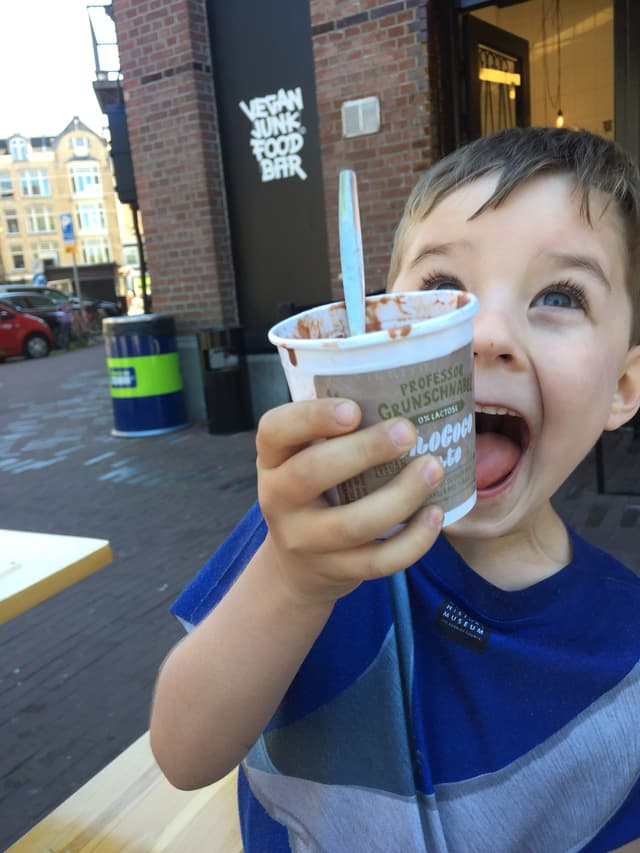 Foto do prato “Vegan ice cream”