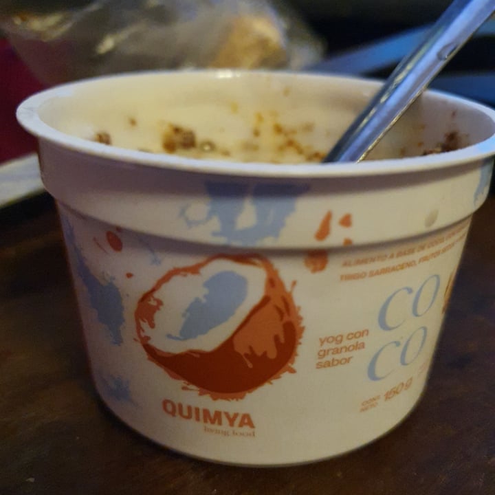 photo of Quimya Yogurt con Granola sabor Coco shared by @pauli-arce on  05 Sep 2020 - review