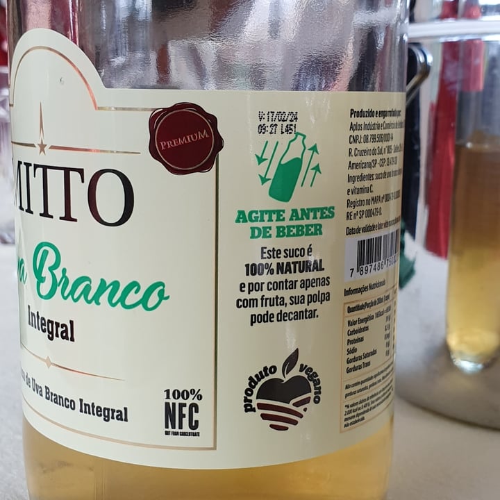 photo of Mitto suco de uva branca shared by @katiabud on  29 Aug 2022 - review