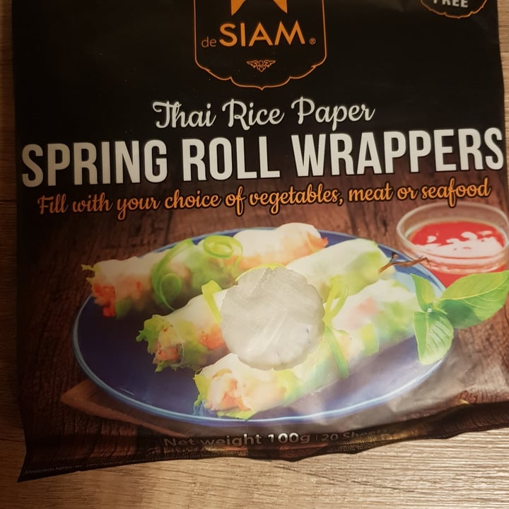 photo of de Siam Spring roll wrappers shared by @annabini89 on  04 Mar 2022 - review