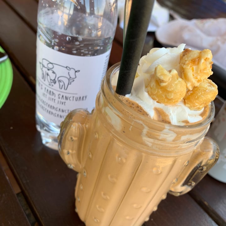 photo of Asher's Corner Cafe @ Ashers Farm Sanctuary Salted Caramel “Milk”shake shared by @taryn83 on  29 Sep 2019 - review