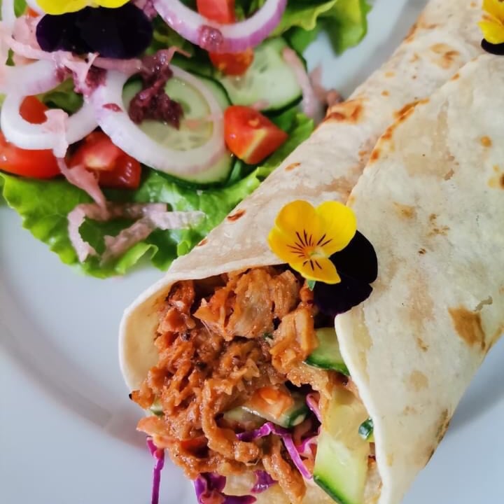 photo of Mandala Coffee Emithini Cafe Vegan pork Wrap shared by @athol on  30 Dec 2021 - review