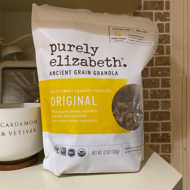 photo of Purely Elizabeth Ancient Grain Granola shared by @yarilovezzucchini on  01 Aug 2022 - review