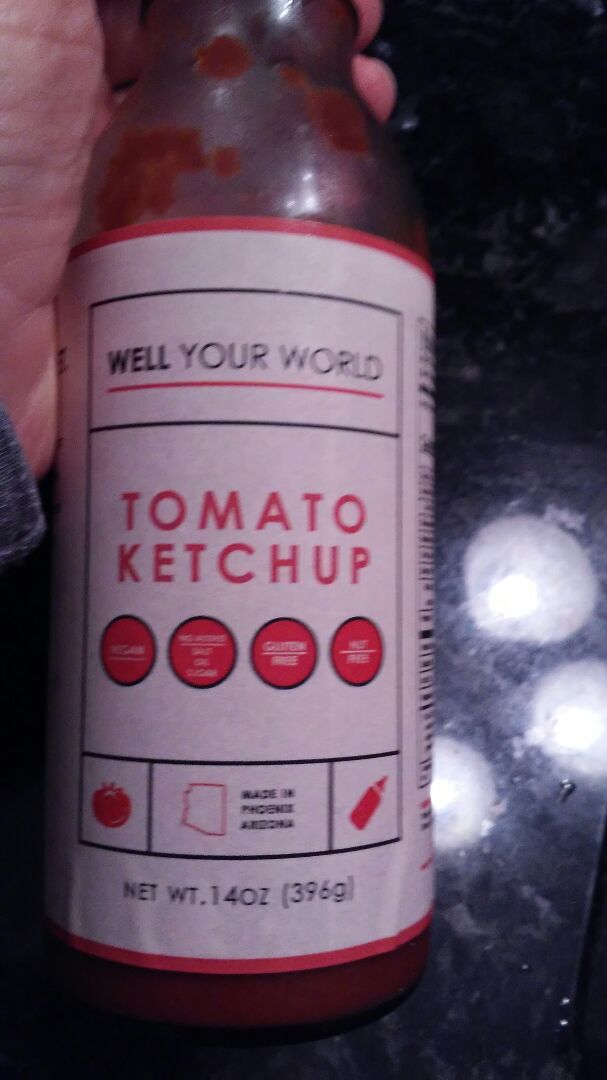 photo of Well Your World Tomato Ketchup shared by @carolj on  23 Jan 2020 - review