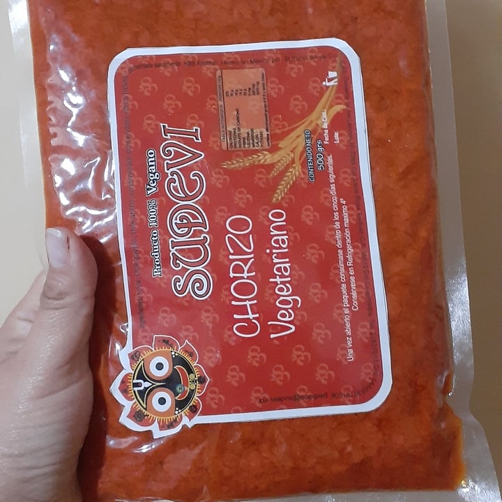 photo of Sudevi Imitación Chorizo shared by @linamariapeace on  17 Jul 2021 - review