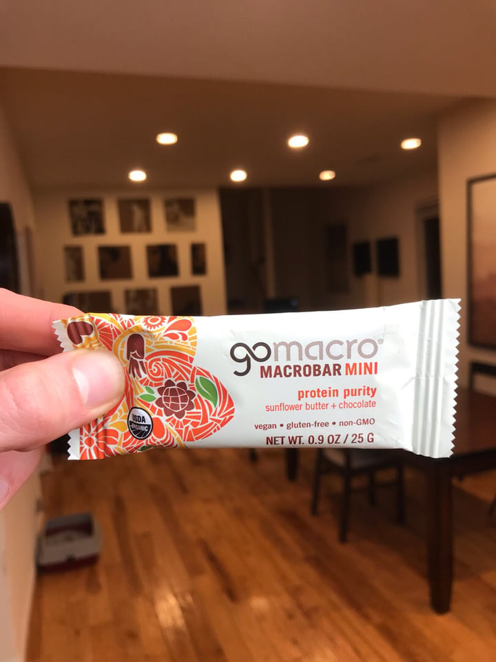 photo of GoMacro Protein Purity shared by @tryingveganwithmario on  12 Mar 2019 - review