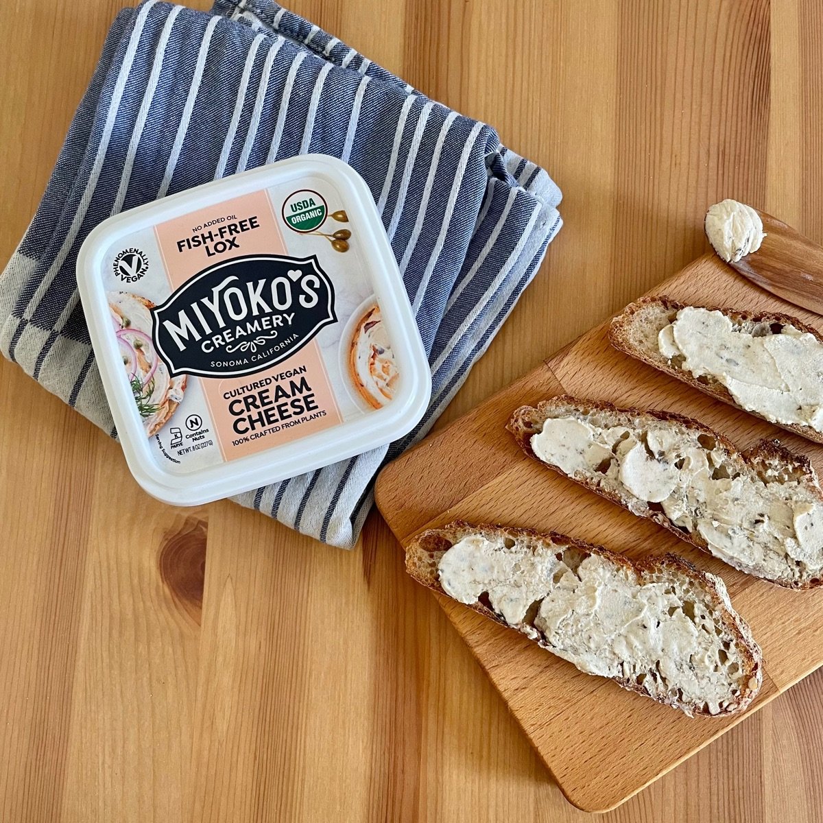 Organic Cultured Vegan Cream Cheese Fish-Free Lox from Miyoko's