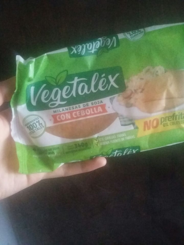 photo of Vegetalex Milanesa De Soja Con Cebolla shared by @milavgan on  10 Apr 2020 - review