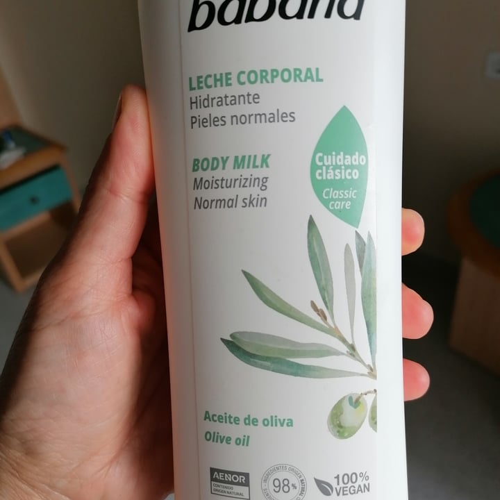 photo of Babaria Leche Corporal Con Aceite De Oliva shared by @cinziafrigerio on  25 Sep 2022 - review