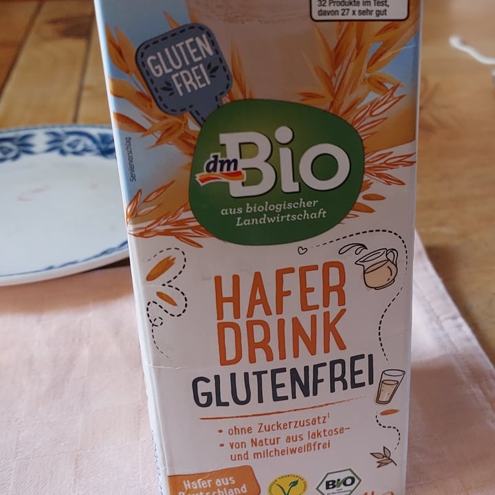 photo of dmBio Hafer Drink Glutenfrei shared by @giudiara on  21 Jun 2022 - review