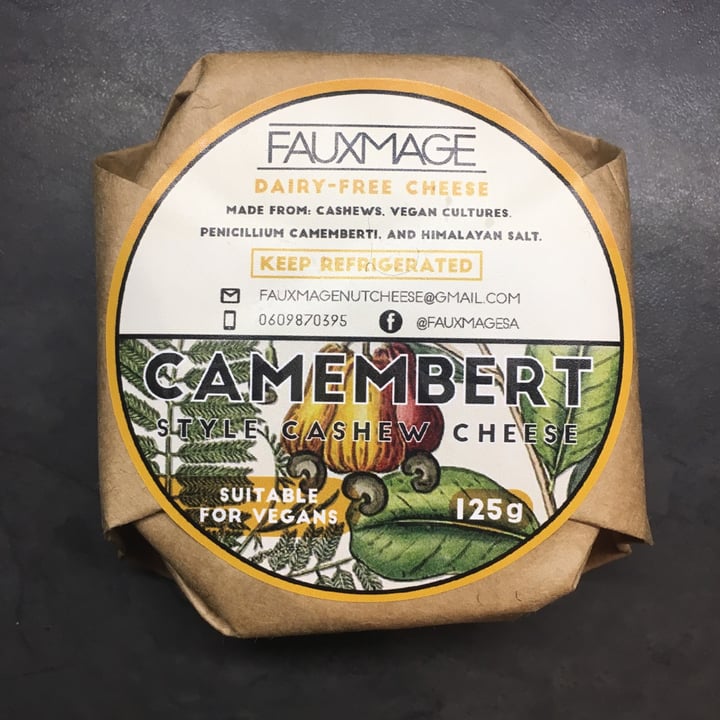 photo of Fauxmage Camembert-Style Cashew Cheese shared by @erikabierny on  23 Jul 2020 - review