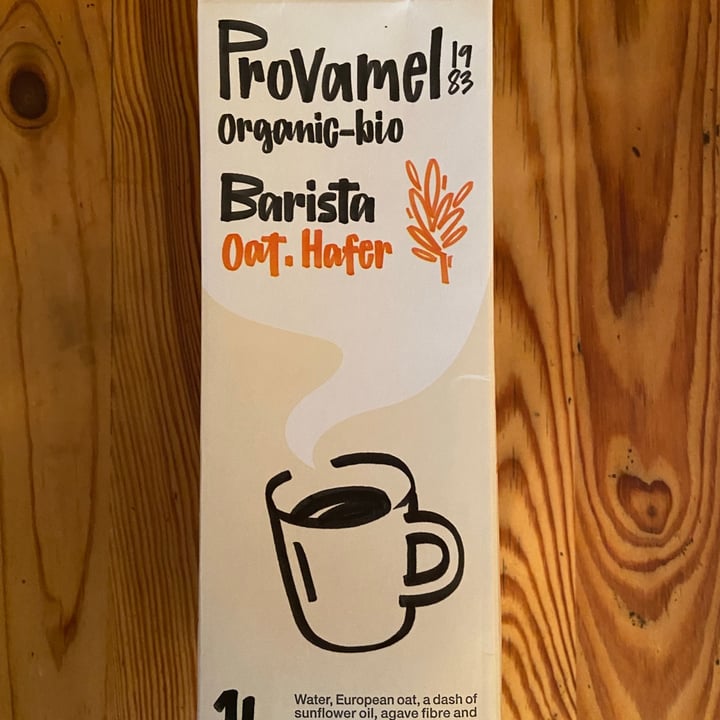 photo of Provamel Provamel Organic Barista Oat Milk shared by @sarahmarias on  01 Sep 2021 - review