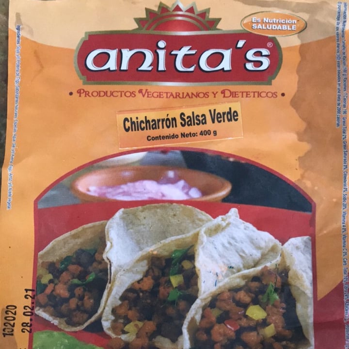 photo of Anita's Chicharrón salsa verde shared by @magiajose on  22 Oct 2020 - review