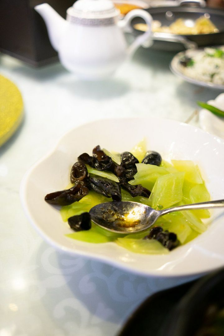photo of 成都Chengdu Celtuce with Black Fungus shared by @simhazel on  05 Nov 2019 - review
