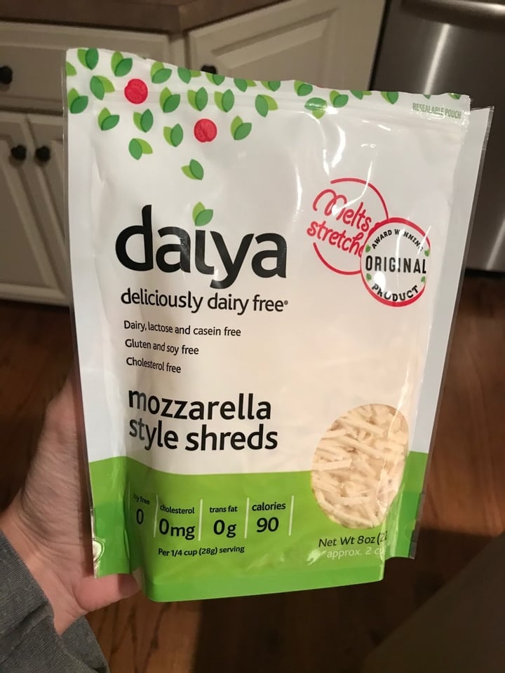 photo of Daiya Mozzarella Style Shreds shared by @curvycarbivore on  24 Dec 2019 - review