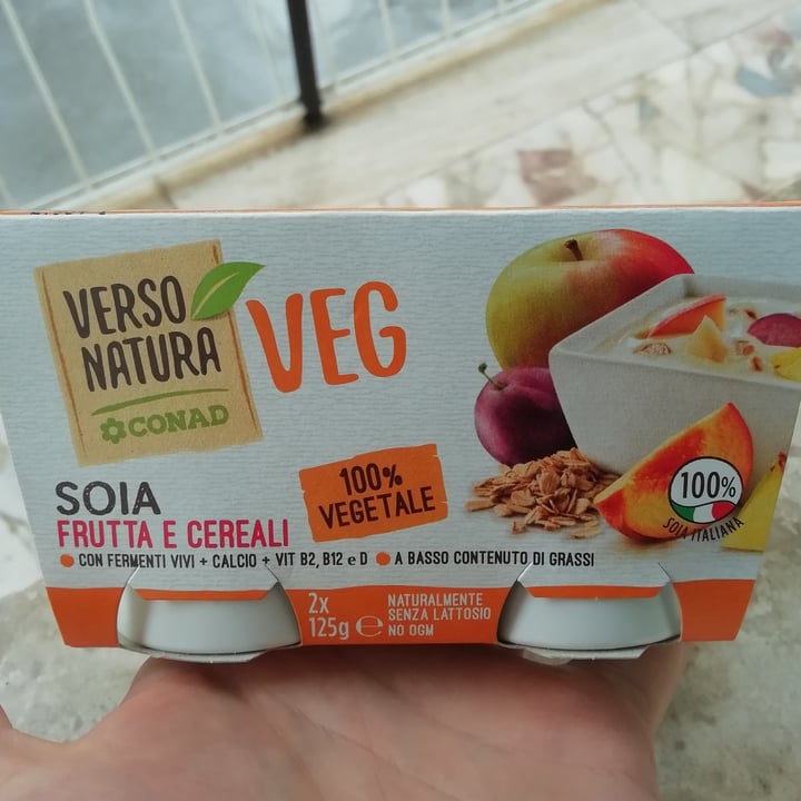 photo of Verso Natura Conad Veg Yogurt Soia Frutta e Cereali shared by @karlelios on  06 Apr 2021 - review