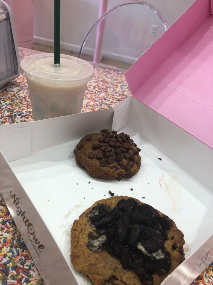photo of Night Owl Cookies Vegan cookies: Chocolate  Chip And Cookies And Cream shared by @imcg0601 on  18 Sep 2019 - review