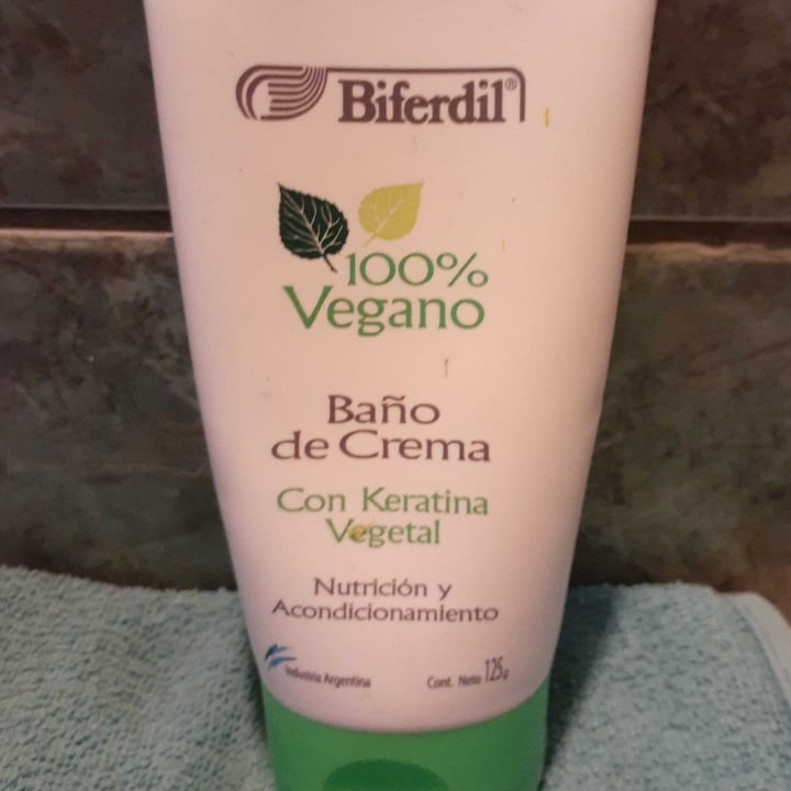 photo of Biferdil Baño de Crema con Keratina Vegetal shared by @natifig on  03 Jul 2020 - review