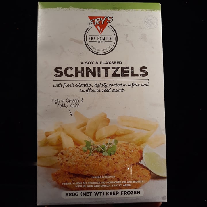 photo of Fry's Family Food 4 Soy & Flaxseed Schnitzels shared by @anameier on  30 Jan 2021 - review