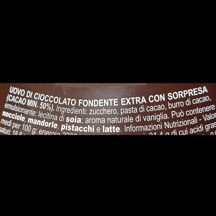 photo of Emilia Zaini Uovo di cioccolato fondente 50% shared by @bvega on  28 Mar 2022 - review