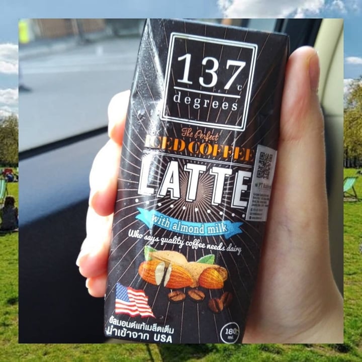 photo of 137 degrees Almond Milk Iced Coffee Latte shared by @minyowijaya on  17 May 2020 - review