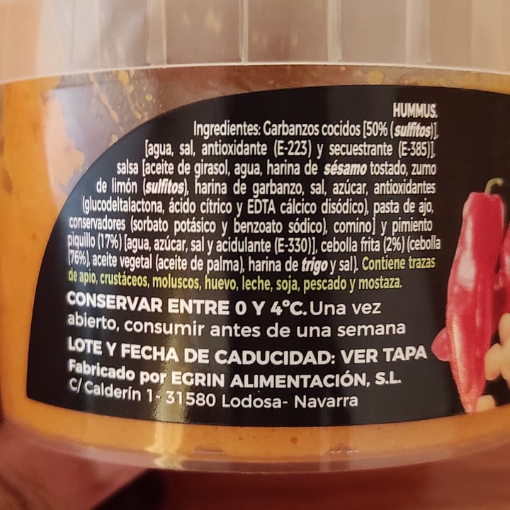 photo of Ensalandia Hummus Pimientos De Piquillo shared by @judithyp7 on  24 Jul 2021 - review