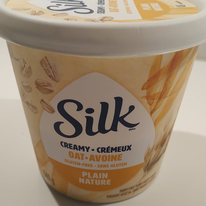 photo of Silk Oat plain yogurt shared by @cathml1442 on  30 Nov 2021 - review
