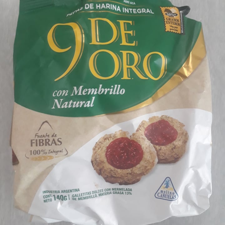 review photo of Molino Cañuelas Pepas de Harina Integral con Membrillo shared by @vegan-hola on 06 Nov 2020 - review
