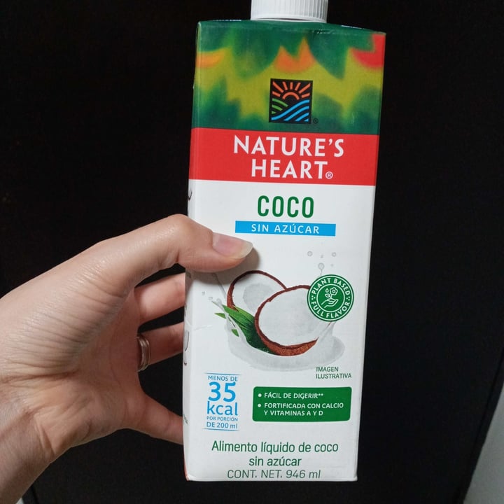 photo of Nature's Heart leche de coco sin azúcar shared by @bettyveg on  28 Jun 2021 - review