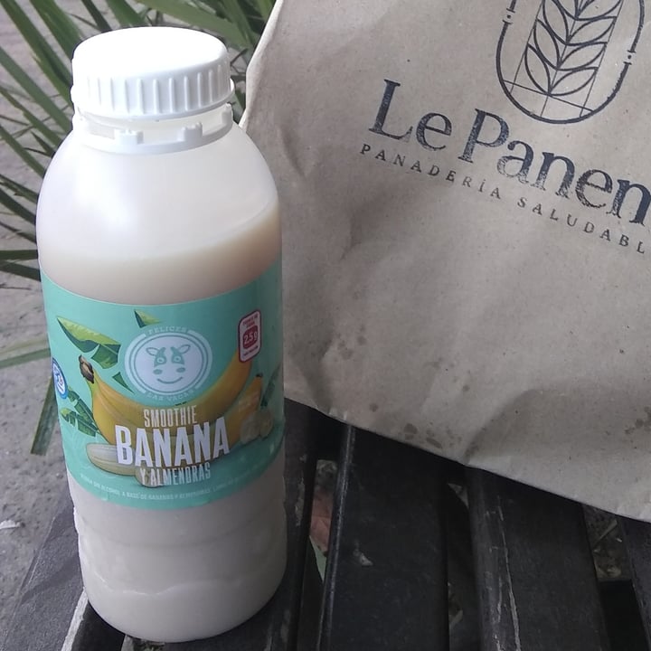 review photo of Felices Las Vacas Smoothie de Bananas y Almendras shared by @antonelia on 02 Nov 2021 - review