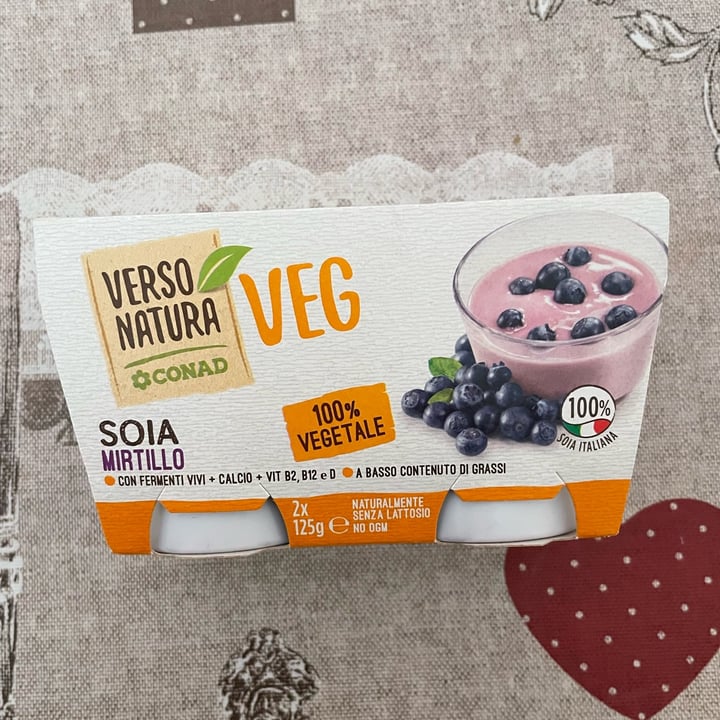 photo of Conad Bio Yogurt soia mirtilli shared by @akithemooncat on  07 Jun 2022 - review