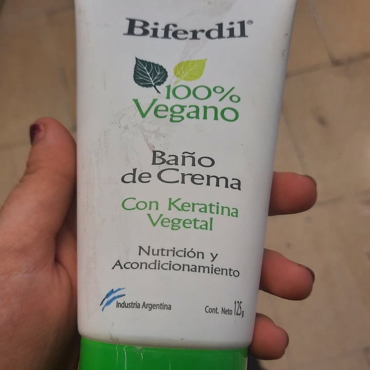 photo of Biferdil Baño de Crema con Keratina Vegetal shared by @marleneriolo on  14 Jul 2022 - review