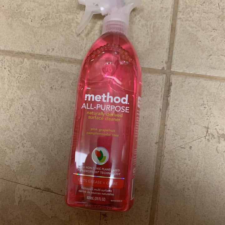 review photo of method All Purpose Surface Cleaner Pink Grapefruit shared by @lisamc427 on 29 Dec 2020 - review