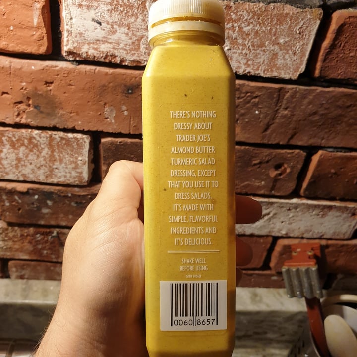 photo of Trader Joe's Almond butter turmeric salad dressing shared by @autumnleaves on  12 Oct 2020 - review