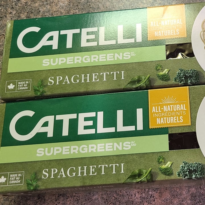 photo of Catelli Super Greens Spaghetti shared by @clauvarajao on  17 Apr 2022 - review