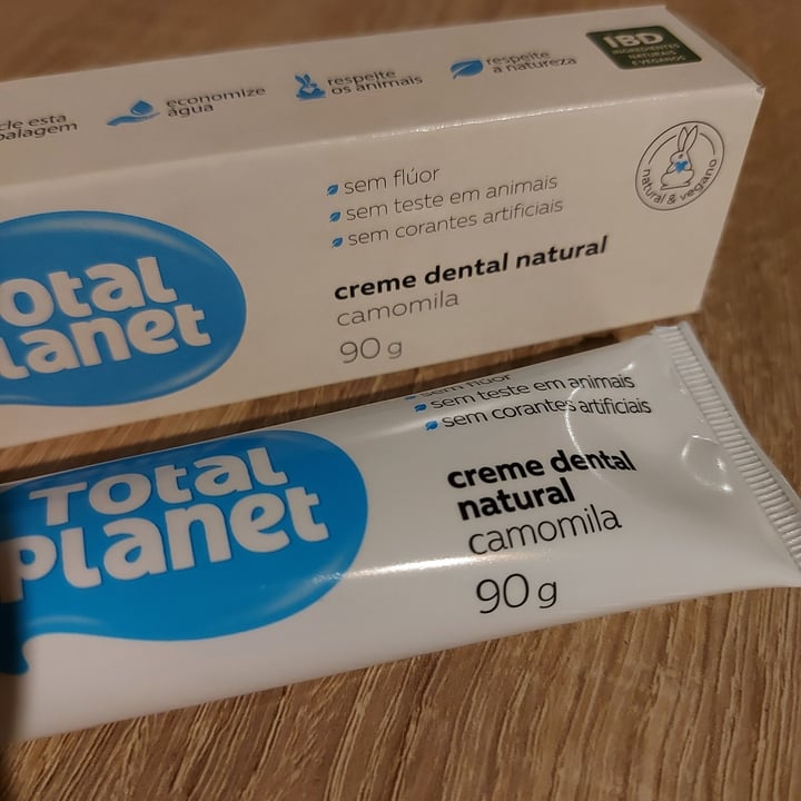 photo of Total planet Creme Dental Camomila 90g shared by @thaissaito on  14 Jul 2021 - review